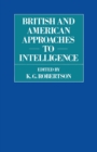 Image for British and American Approaches to Intelligence