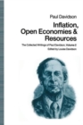 Image for Inflation, Open Economies and Resources : The Collected Writings of Paul Davidson, Volume 2