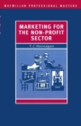 Image for Marketing for the Non-Profit Sector