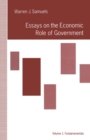 Image for Essays on the Economic Role of Government: Fundamentals