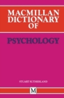 Image for Macmillan Dictionary of Psychology