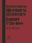 Image for International Historical Statistics Europe 1750-1988