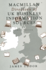 Image for Macmillan Directory of UK Business Information Sources