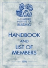 Image for Chartered Institute of Building Handbook and Members List 1996