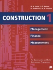 Image for Construction 1: Management Finance Measurement
