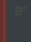 Image for New Palgrave Dictionary of Economics and the Law