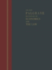 Image for The New Palgrave Dictionary of Economics and the Law