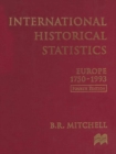 Image for International Historical Statistics: Europe 1750-1993