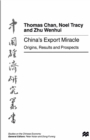 Image for China&#39;s Export Miracle: Origins, Results and Prospects