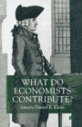 Image for What do economists contribute?
