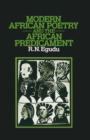 Image for Modern African Poetry and the African Predicament