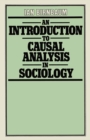 Image for An introduction to causal analysis in sociology