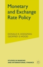 Image for Monetary and exchange rate policy