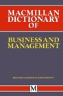 Image for Macmillan Dictionary of Business and Management
