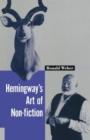 Image for Hemingway&#39;s Art of Non-Fiction