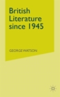 Image for British Literature Since 1945
