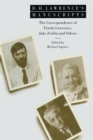 Image for D. H. Lawrence&#39;s Manuscripts : The Correspondence of Frieda Lawrence, Jake Zeitlin and Others