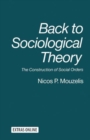 Image for Back to Sociological Theory