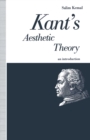 Image for Kant&#39;s Aesthetic Theory: An Introduction