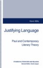 Image for Justifying Language: Paul and Contemporary Literary Theory
