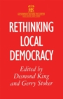 Image for Rethinking Local Democracy