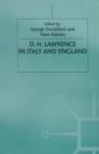 Image for D. H. Lawrence in Italy and England
