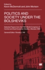 Image for Politics and Society Under the Bolsheviks