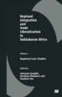 Image for Regional Integration and Trade Liberalization in SubSaharan Africa : Volume 3: Regional Case-Studies