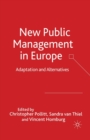 Image for New Public Management in Europe : Adaptation and Alternatives