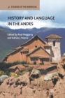 Image for History and Language in the Andes