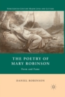 Image for The Poetry of Mary Robinson : Form and Fame