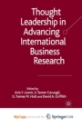 Image for Thought Leadership in Advancing International Business Research