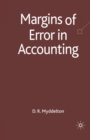 Image for Margins of Error in Accounting