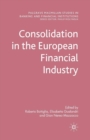 Image for Consolidation in the European Financial Industry