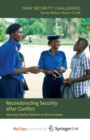 Image for Reconstructing Security after Conflict