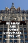 Image for Russian and Soviet Diplomacy, 1900-39