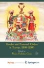 Image for Gender and Fraternal Orders in Europe, 1300-2000
