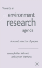 Image for Towards an Environment Research Agenda : A Second Selection of Papers