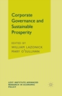 Image for Corporate Governance and Sustainable Prosperity