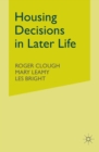 Image for Housing Decisions in Later Life