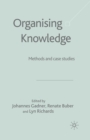 Image for Organising Knowledge : Methods and Case Studies