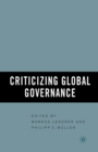 Image for Criticizing Global Governance
