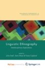 Image for Linguistic Ethnography : Interdisciplinary Explorations