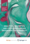 Image for Analytics, Innovation, and Excellence-Driven Enterprise Sustainability