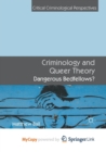 Image for Criminology and Queer Theory