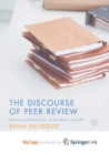 Image for The Discourse of Peer Review : Reviewing Submissions to Academic Journals