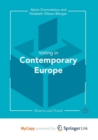 Image for Contemporary Voting in Europe : Patterns and Trends