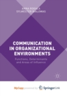 Image for Communication in Organizational Environments