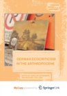 Image for German Ecocriticism in the Anthropocene