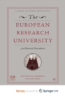Image for The European Research University